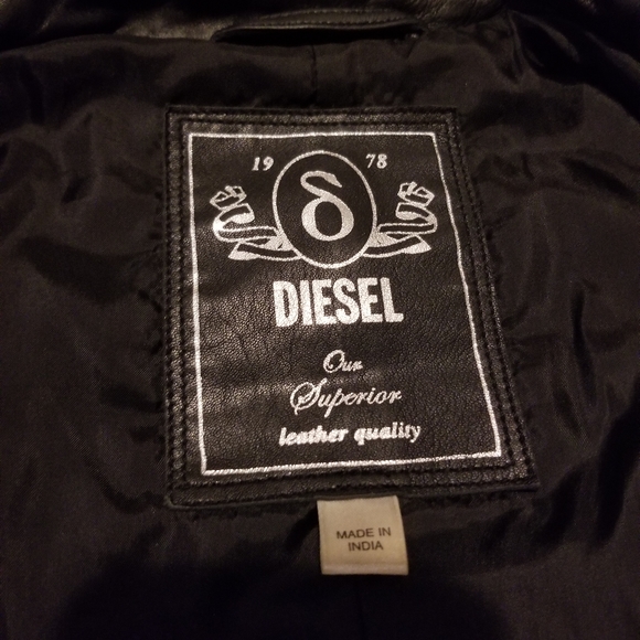 Diesel sheepskin leather jacket - Picture 3 of 3